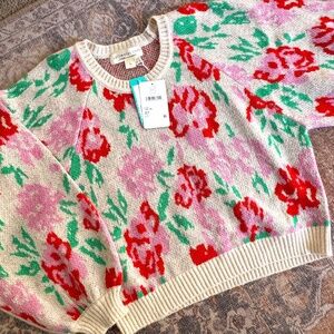 Floral Sweater from Saltwater LUXE L